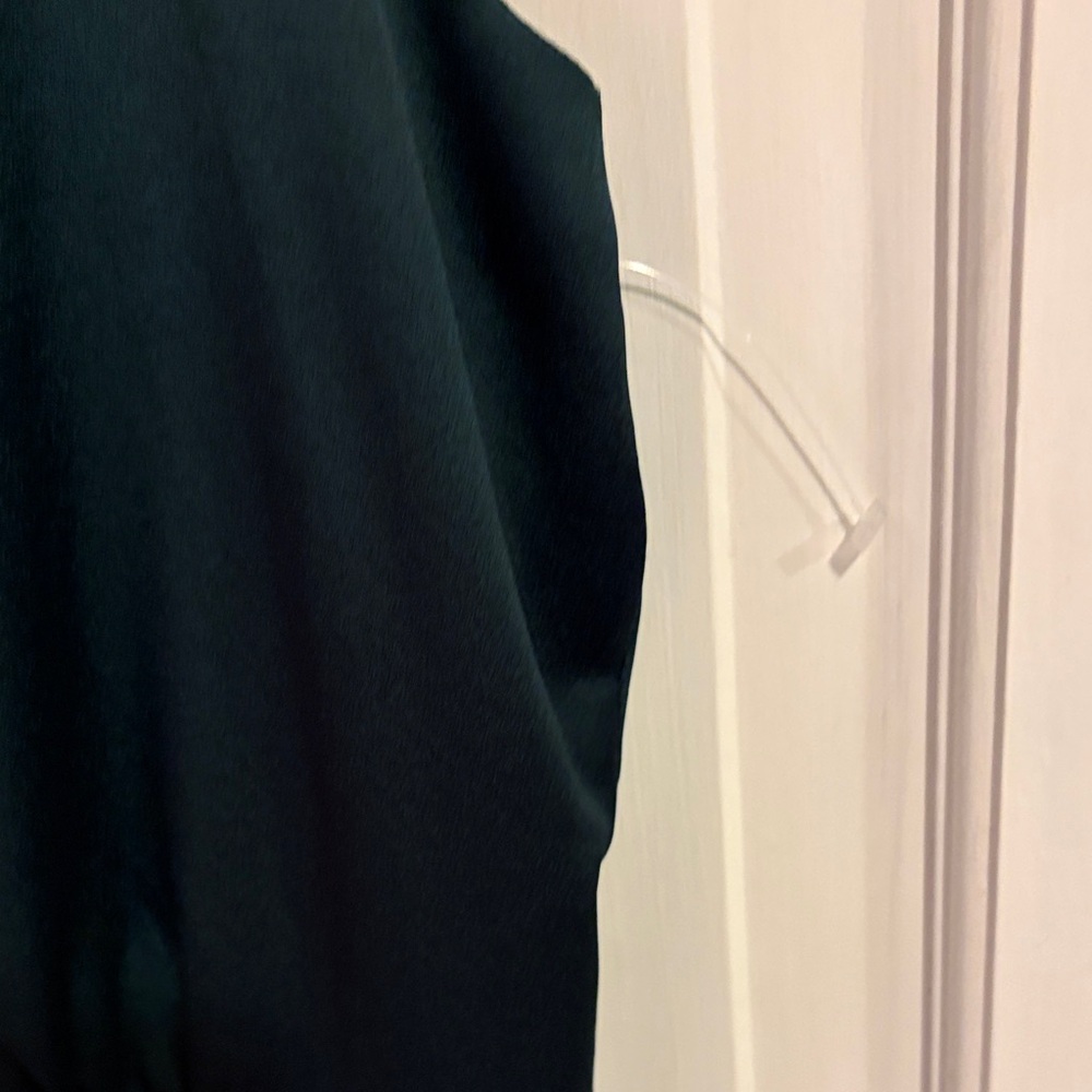 BHLDN Emerald Satin Maxi Dress size 14 brand new without tag - Picture 3 of 6